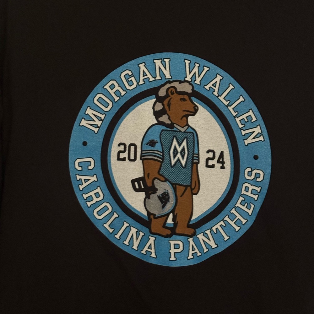 Morgan wallen Carolina panthers T-shirt - Picture 3 of 5